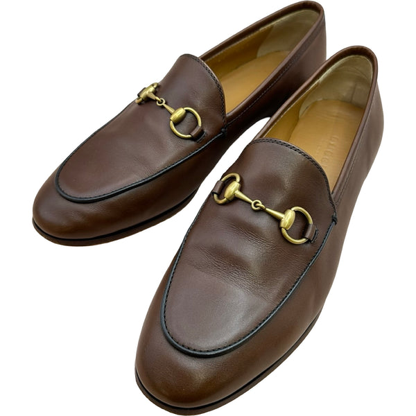 グッチ GUCCI ヨルダーン ホースビットローファー 404069 ブラウン