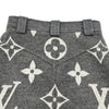 ルイ・ヴィトン LOUIS VUITTON ジャイアントモノグラムウールミニスカート FLSK25 グレー ウール レディース ミニスカート