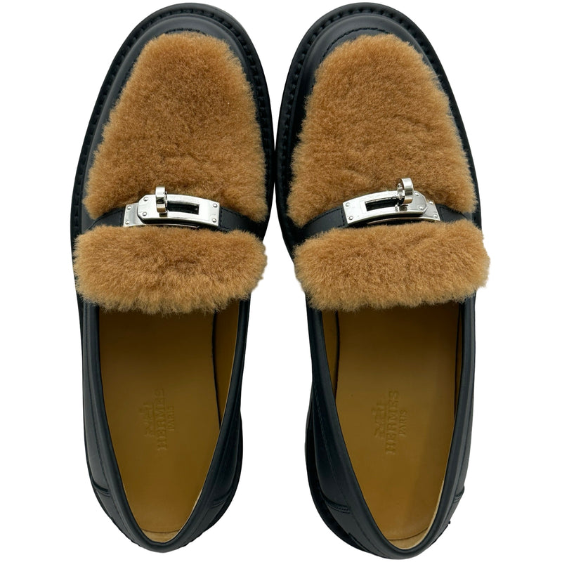 エルメス HERMES アイコン ケリー金具 モカシンローファー BR32421012