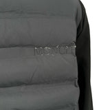 モンクレール MONCLER ダウン切替ジップアップカーディガン ブラック ナイロン レディース カーディガン