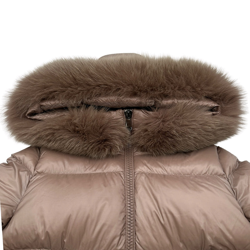 モンクレール MONCLER SERIFUR ファー付ダウンコート ベージュ
