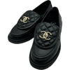 シャネル CHANEL マトラッセ ココマークターンロックローファー G36646 ブラック レザー レディース ローファー