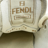 フェンディ FENDI FF柄プラットフォームローカットスニーカー 8E8572 ブラウン キャンバス レディース スニーカー