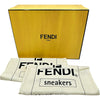 フェンディ FENDI FF柄プラットフォームローカットスニーカー 8E8572 ブラウン キャンバス レディース スニーカー