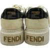 フェンディ FENDI FF柄プラットフォームローカットスニーカー 8E8572 ブラウン キャンバス レディース スニーカー