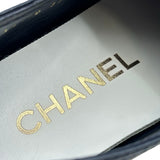 シャネル CHANEL マトラッセ ココマークキルティングスリッポン G39180 ネイビー レザー レディース スリッポン