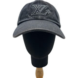 ルイ・ヴィトン LOUIS VUITTON LVフラワーウォッシュドキャップ M5499M ブラック デニム メンズ その他ファッション雑貨