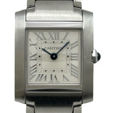 カルティエ Cartier タンク フランセーズ SM WSTA0065 シルバー ステンレススチール クオーツ レディース 腕時計