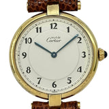 カルティエ Cartier マスト ヴァンドーム LM W1001853 アイボリー ゴールドプレーテッド クオーツ ユニセックス 腕時計
