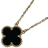 ヴァンクリーフ＆アーペル Van Cleef & Arpels ヴィンテージアルハンブラネックレス ゴールド Au750 オニキス ジュエリー