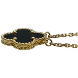 ヴァンクリーフ＆アーペル Van Cleef & Arpels ヴィンテージアルハンブラネックレス ゴールド Au750 オニキス ジュエリー