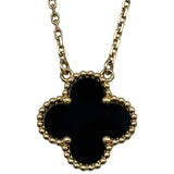 ヴァンクリーフ＆アーペル Van Cleef & Arpels ヴィンテージアルハンブラネックレス ゴールド Au750 オニキス ジュエリー