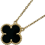 ヴァンクリーフ＆アーペル Van Cleef & Arpels ヴィンテージアルハンブラネックレス ゴールド Au750 オニキス ジュエリー