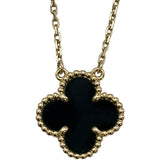 ヴァンクリーフ＆アーペル Van Cleef & Arpels ヴィンテージアルハンブラネックレス ゴールド Au750 オニキス ジュエリー
