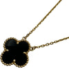 ヴァンクリーフ＆アーペル Van Cleef & Arpels ヴィンテージアルハンブラネックレス ゴールド Au750 オニキス ジュエリー