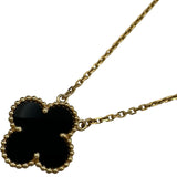 ヴァンクリーフ＆アーペル Van Cleef & Arpels ヴィンテージアルハンブラネックレス ゴールド Au750 オニキス ジュエリー