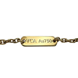 ヴァンクリーフ＆アーペル Van Cleef & Arpels ヴィンテージアルハンブラネックレス イエローゴールド Au750 オニキス ジュエリー
