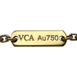 ヴァンクリーフ＆アーペル Van Cleef & Arpels ヴィンテージアルハンブラネックレス ゴールド Au750 オニキス ジュエリー