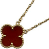 ヴァンクリーフ＆アーペル Van Cleef & Arpels ヴィンテージアルハンブラネックレス ゴールド Au750 カーネリアン ジュエリー