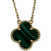 ヴァンクリーフ＆アーペル Van Cleef & Arpels ヴィンテージアルハンブラネックレス ゴールド Au750 マラカイト ジュエリー
