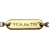 ヴァンクリーフ＆アーペル Van Cleef & Arpels ヴィンテージアルハンブラネックレス ゴールド Au750 マラカイト ジュエリー