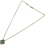 ヴァンクリーフ＆アーペル Van Cleef & Arpels ヴィンテージアルハンブラネックレス ゴールド Au750 マラカイト ジュエリー