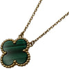 ヴァンクリーフ＆アーペル Van Cleef & Arpels ヴィンテージアルハンブラネックレス ゴールド Au750 マラカイト ジュエリー