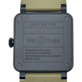 ベル＆ロス Bell & Ross BR 03 ミリタリーセラミック BR02A-MIL-CE/SRB カーキ セラミック 自動巻き メンズ 腕時計