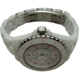 シャネル CHANEL J12 ピンクフラッシュ 世界1200本限定 H6755 ホワイト セラミック クオーツ レディース 腕時計