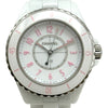 シャネル CHANEL J12 ピンクフラッシュ 世界1200本限定 H6755 ホワイト セラミック クオーツ レディース 腕時計