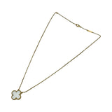 ヴァンクリーフ＆アーペル Van Cleef & Arpels ヴィンテージアルハンブラネックレス ゴールド Au750 マザー オブ パール ジュエリー
