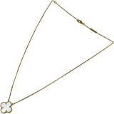 ヴァンクリーフ＆アーペル Van Cleef & Arpels ヴィンテージアルハンブラネックレス ゴールド Au750 マザー オブ パール ジュエリー