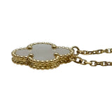 ヴァンクリーフ＆アーペル Van Cleef & Arpels ヴィンテージアルハンブラネックレス ゴールド Au750 マザー オブ パール ジュエリー