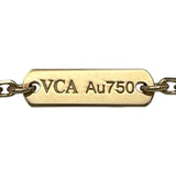 ヴァンクリーフ＆アーペル Van Cleef & Arpels ヴィンテージアルハンブラギョーシェネックレス ゴールド Au750 ジュエリー