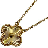 ヴァンクリーフ＆アーペル Van Cleef & Arpels ヴィンテージアルハンブラギョーシェネックレス ゴールド Au750 ジュエリー
