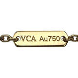 ヴァンクリーフ＆アーペル Van Cleef & Arpels ヴィンテージアルハンブラギョーシェネックレス ゴールド Au750 ジュエリー