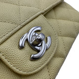 シャネル CHANEL マトラッセ20 A69900 25番台 イエロー シルバー金具 キャビアスキン レディース ショルダーバッグ