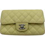 シャネル CHANEL マトラッセ20 A69900 25番台 イエロー シルバー金具 キャビアスキン レディース ショルダーバッグ