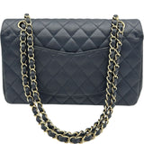 シャネル CHANEL マトラッセ25 A01112 26番台 ネイビー ゴールド金具 キャビアスキン レディース ショルダーバッグ