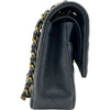 シャネル CHANEL マトラッセ25 A01112 26番台 ネイビー ゴールド金具 キャビアスキン レディース ショルダーバッグ