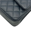 シャネル CHANEL マトラッセ25 A01112 26番台 ネイビー ゴールド金具 キャビアスキン レディース ショルダーバッグ