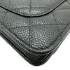シャネル CHANEL マトラッセチェーンウォレット AP0250 ブラック ゴールド金具 キャビアスキン レディース ショルダーバッグ