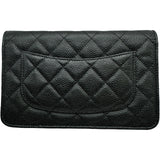 シャネル CHANEL マトラッセチェーンウォレット AP0250 ブラック ゴールド金具 キャビアスキン レディース ショルダーバッグ