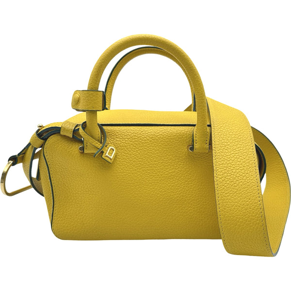 デルヴォー DELVAUX クールボックス ミニ イエロー レザー レディース