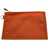 エルメス HERMES ヴァルパライソMM □J刻印 オレンジ シルバー金具 トワル レディース ハンドバッグ