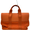 エルメス HERMES ヴァルパライソMM □J刻印 オレンジ シルバー金具 トワル レディース ハンドバッグ