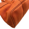 エルメス HERMES ヴァルパライソMM □J刻印 オレンジ シルバー金具 トワル レディース ハンドバッグ