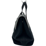 エルメス HERMES ヴァルパライソMM ブラック シルバー金具 トワル レディース ハンドバッグ