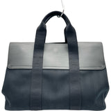 エルメス HERMES ヴァルパライソMM ブラック シルバー金具 トワル レディース ハンドバッグ