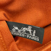 エルメス HERMES ヴァルパライソPM オレンジ シルバー金具 トワル レディース ハンドバッグ